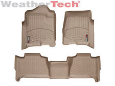 WeatherTech FloorLiner Mats for Cadillac Escalade - 2007-2014 - Tan picture
