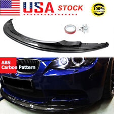 GTS Style Carbon Look ABS Front Bumper Lip Spoiler For BMW E90 E92 E93 M3 08-13 picture