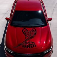 Tribal Cobra Snake Vehicle Hood Decal Graphic Vinyl Sticker Car Truck 24 inch picture