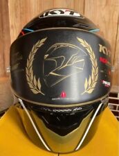 KYT NZ-RACE LEOPARD RACING Limited Full Face Helmet 2019 Black & Gold M Size New picture