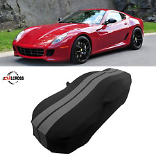 For Ferrari 599 Indoor Dust-Proof Full Car Cover，With storage bag,Black gray picture