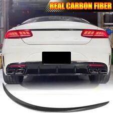 REAL CARBON Rear Trunk Spoiler Wing for Benz S-Class C217 S63 S65 AMG Coupe  picture