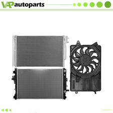 Cooling Fan and Radiator Condenser Assembly For 2016 17-18 Chevrolet Malibu picture