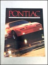 1989 Pontiac Brochure Catalog - Firebird Grand Prix Am TransAm GTA Sunbird picture