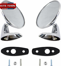 2x Chrome Outside Exterior Door Rearview Mirrors For Dodge & Plymouth 1966-1975 picture