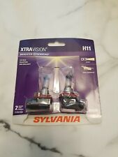 Sylvania XTRAVISION H11 Pair Set High Performance Headlight 2 Bulbs New Other picture