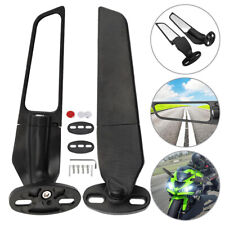 2x Fit For Yamaha YZF R1 R3 R6 Side Mirrors Rearview Wind Wing Mirror Adjustable picture