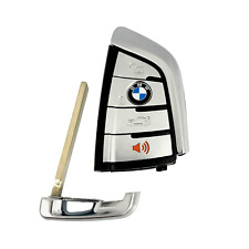 OEM BMW Keyless Remote Fob +UNCUT Key Insert 4B Silver BMW N5F-ID21A (M Series) picture