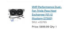 Vmp Performance Dual Fan Triple Pass Heat Exchanger  (2007-12 GT500) picture
