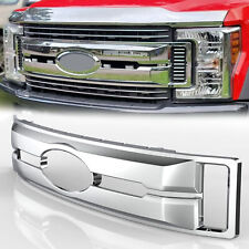 For Ford F250 F350 F450 F550 XL 2017-2019 Chrome Grille Overlay Grill Covers picture