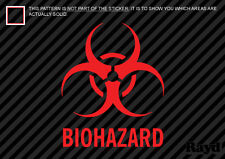 (2x) Biohazard Sticker Decal Die Cut toxic vinyl picture