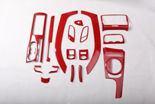 18PCS Red Carbon Fiber Car Interior Kit Cover Trim For Audi TT 2008-2014 picture