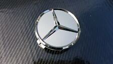 Set of 4 Mercedes Benz Center Silver 2.95 Inch/75mm Fits Most Models picture