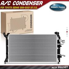 A/C AC Condenser with Bracket for Toyota Sienna 1998-2003 V6 3.0L 88460-08010 picture