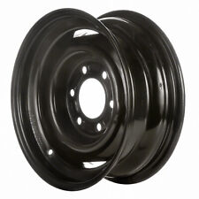00942 Reconditioned Factory OEM Steel wheel 15 X 6 Black Full Painted picture