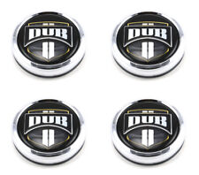 4x NEW DUB Wheels 1003-07-04 1003-07 Chrome Rim Wheel Snap In Center Caps picture