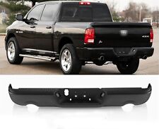 Black Rear Step Bumper Fit For 2009-2018 Dodge Ram 1500 w/o Sensor Holes picture