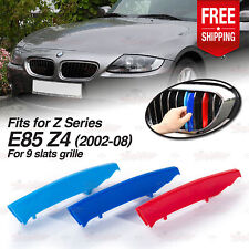 For BMW Z Series E85 Z4 2002-08 Kidney Grille M Sport 3 Color Cover Stripe Clips picture