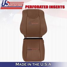 2013 2014 2015 For Lexus RX350 Driver Bottom & Top Perf Leather Cover Saddle picture