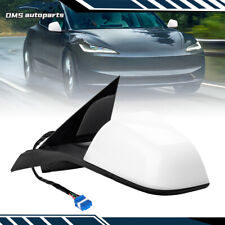 Left Driver Side Mirror Power Fold Heated Memory Recall For 17-23 Tesla Model 3 picture