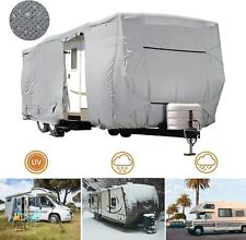Travel Trailer RV Cover 18'-39' Waterproof Windproof Anti-UV Camper Cover picture