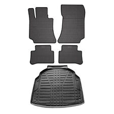 Floor Mats Cargo Liner Set for Mercedes E Class W212 Sedan 2010-2016 All-Weather picture