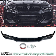 Painted For BMW F90 M5 Competition 18-20 Front Bumper Spoiler Black Splitter Lip picture