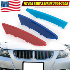 M-Sport 3-Color Grille Insert Trims For BMW E90 3 Series w/Standard Kidney Grill picture