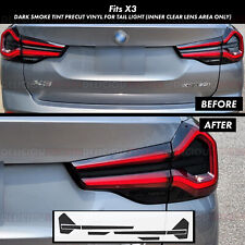 Fits 2022-24 BMW X3 Tail Light Tint SMOKE PreCut Vinyl Dark Decals Rear picture
