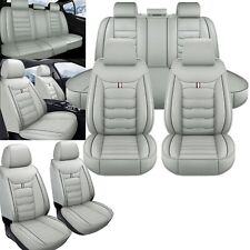 For Lexus Leather Car Seat Covers 5-Seats Front + Rear Full Set Protectors Gray picture