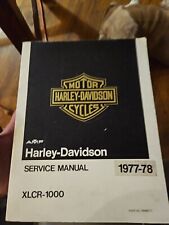 HARLEY Davidson Service Manual1977-78for XLCR-1000 picture