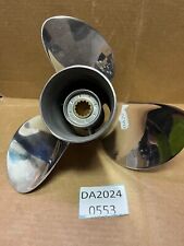 11 1/8 x 14-F Stainless Steel Outboard Propeller for Yamaha 40-60 HP 13 Tooth RH picture