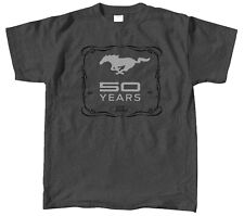 Mustang 50 YEARS Dark Heather Tee - Celebrating Ford Mustang's 50th Anniversary picture