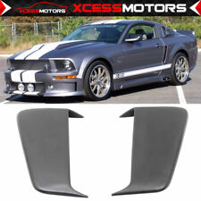 Fits 05-09 Ford Mustang Coupe EL Style Unpainted Side Fender Scoops PU 2PCS picture