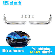 Fits 1970-1973 Chevrolet Camaro RS Front Split Bumpers Pair Rally Sport picture