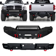 LUYWTE Front /Rear Bumper Fits 2006-2009 Dodge Ram 2500 3500 w/Winch Seat picture