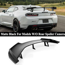 Matte Black For Chevy Camaro 2016-2024 ZL1 1LE Style Rear Trunk Wing Spoiler Kit picture