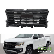 For 2021-2022 Chevrolet Colorado Front Upper Grill Grille Gloss Black 84922758 picture