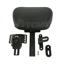 New Black Plug-In Driver Rider Backrest Pad Fit For Harley Road Glide King 97-24 picture