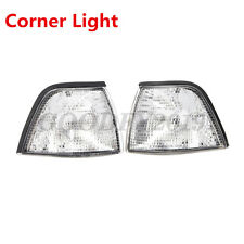 Pair EURO CORNER LIGHTS - CLEAR for 92-98 BMW E36 3-SERIES 4DR COUPE/CONVERTIBLE picture
