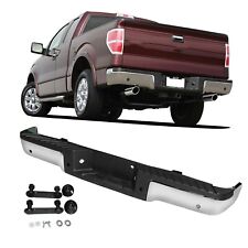 Steel Rear Bumper Assembly For 2009-2014 Ford F150 Styleside With Sensor Holes picture