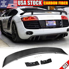 Fits Audi R8 GT V8 V10 2008-2015 Rear Trunk Spoiler Lid Boot Wing REAL CARBON picture