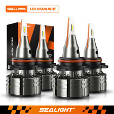 9005+9006 260W 26000LM Combo LED Headlight High+Low Beam Kit 6000K Total 4 Bulbs picture