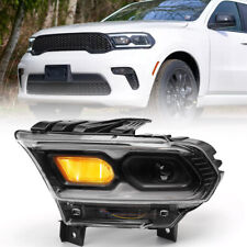 For 2021-2024 Dodge Durango Black LED Projector Headlight Headlamp Driver Left picture