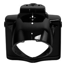 Black 7'' Round Headlight Nacelle Cover Fit For Harley Touring Road King 2014-Up picture
