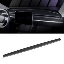 Matte Real Carbon Fiber Dashboard Cover For tesla model Y 3 Interior Trim picture