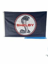 Ford Shelby Flag 3x5 Ft Banner Shop Garage Mustang Gt500 Gt350 cobra picture