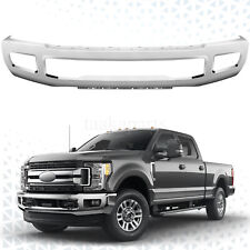 Chrome Front Bumper Face Bar For 2017-2019 Ford F250 F350 Super Duty w/ Fog Hole picture