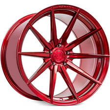 4ea 20x10/20x11 Staggered Rohana Wheels RFX1 Gloss Red Rims (S5) picture