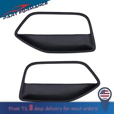 BLACK ABS For FORD MUSTANG 2005 -2009 Pair Interior Door Panel Insert Hard Cover picture
